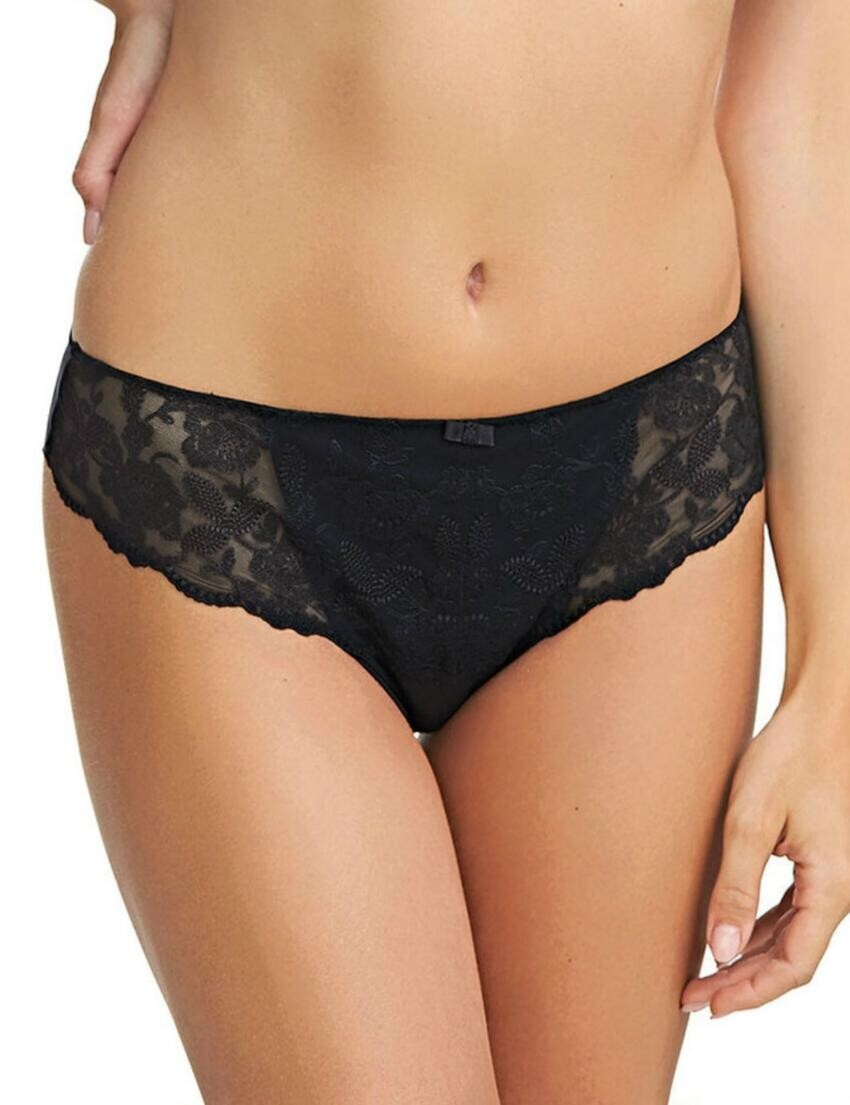 Fantasie Sienna Brief Black Size XS 8 10 Embroidered Lace No VPL Knickers 2675