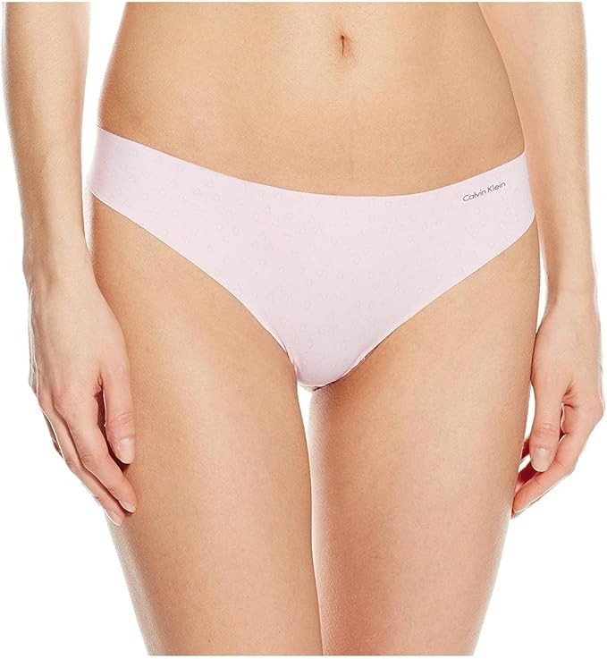 Calvin Klein Women’s Invisibles Thong Panty-Color:Unique-XL