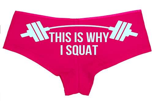 Knaughty Knickers This is Why I Squat Show Off Ass Fitness Booty Short Panties