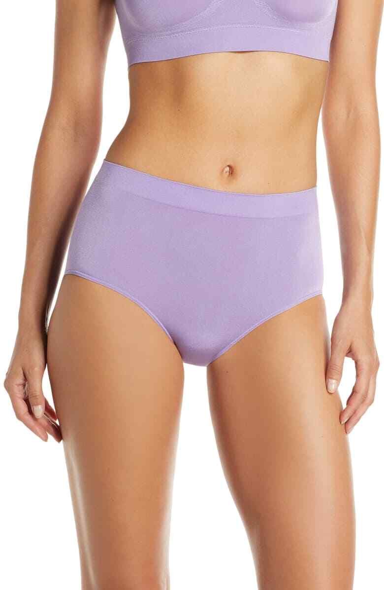 Wacoal B-Smooth Purple Brief Panty Women’s Size S L74246