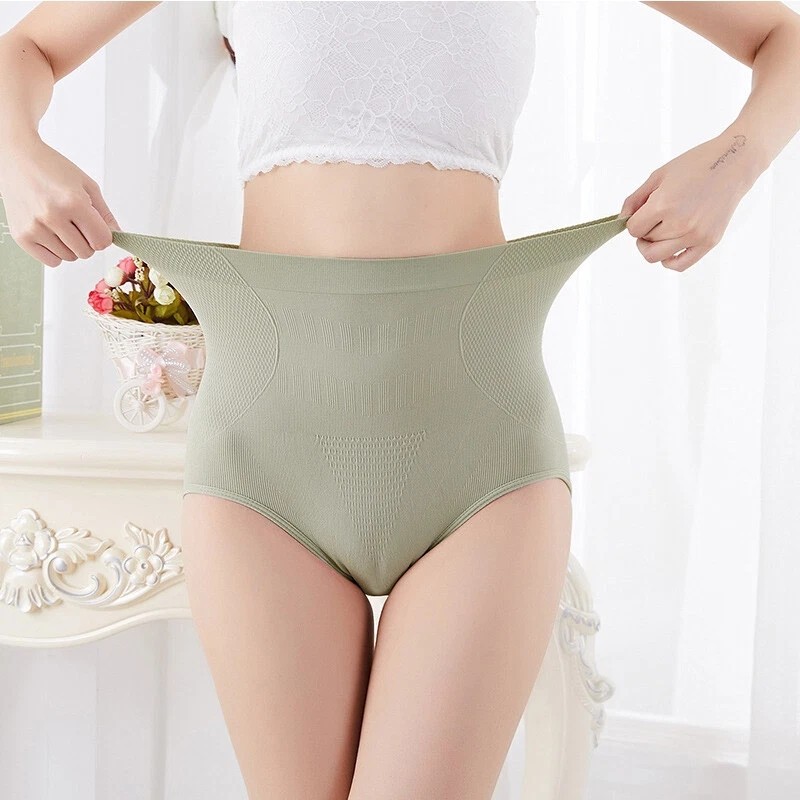 3PCS Women Shapers High Waist Body Shapewear Underwear Tummy Control Panties Top