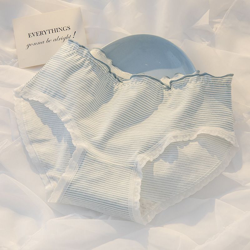 Mid Waist Comfort Briefs-Sexy Lace Panties Women Cotton Underwear Seamless Panty