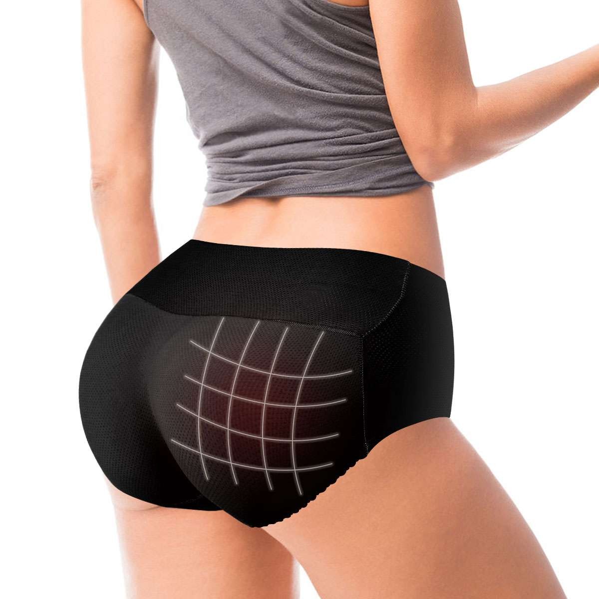 Women Padded Butt Lifter Panty Ass Hip Enhancer Briefs Underwear Booty Shaper US