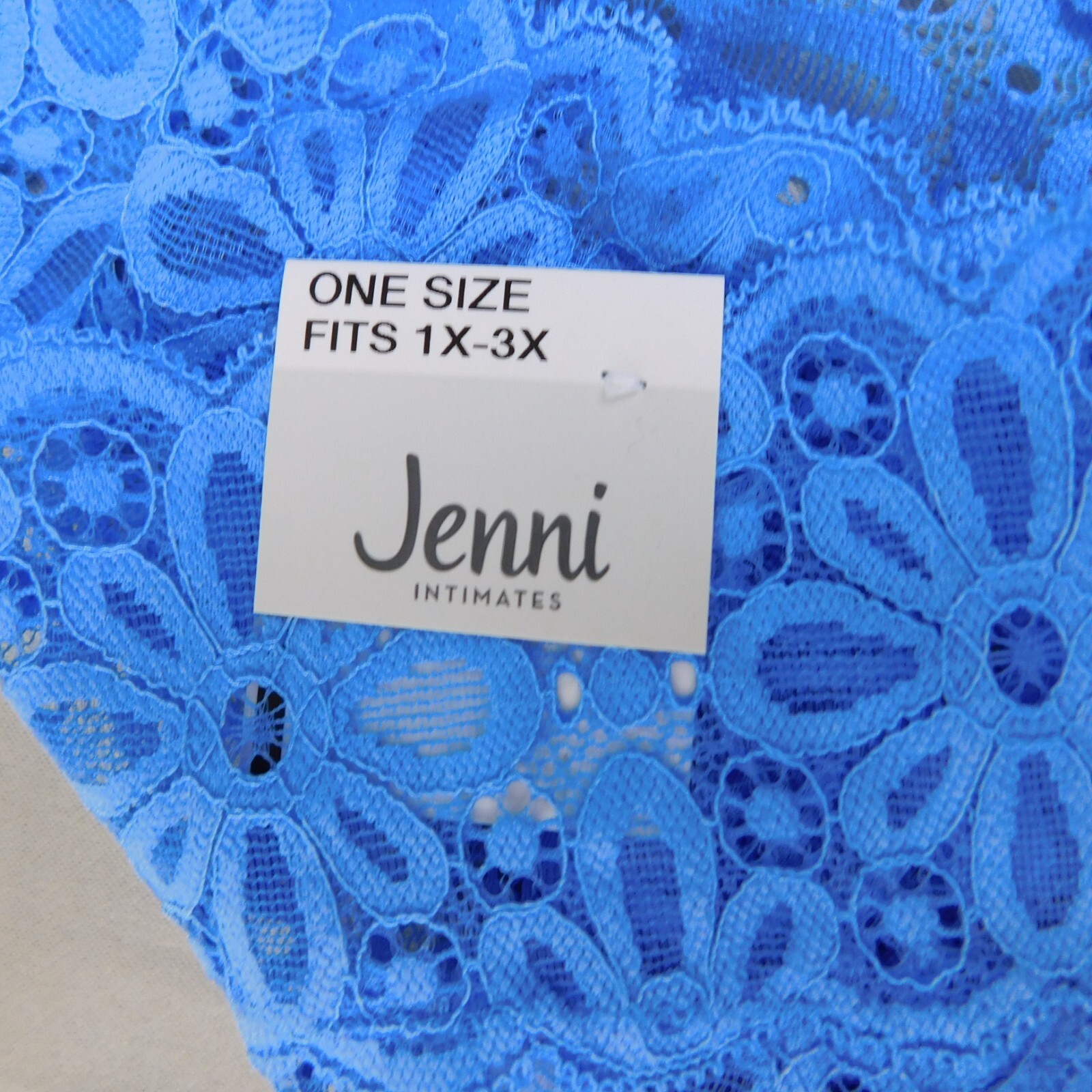 5pc Lot Jenni Nylon Floral Stretch Lace Everyday Thong Panties Women’s Plus Size