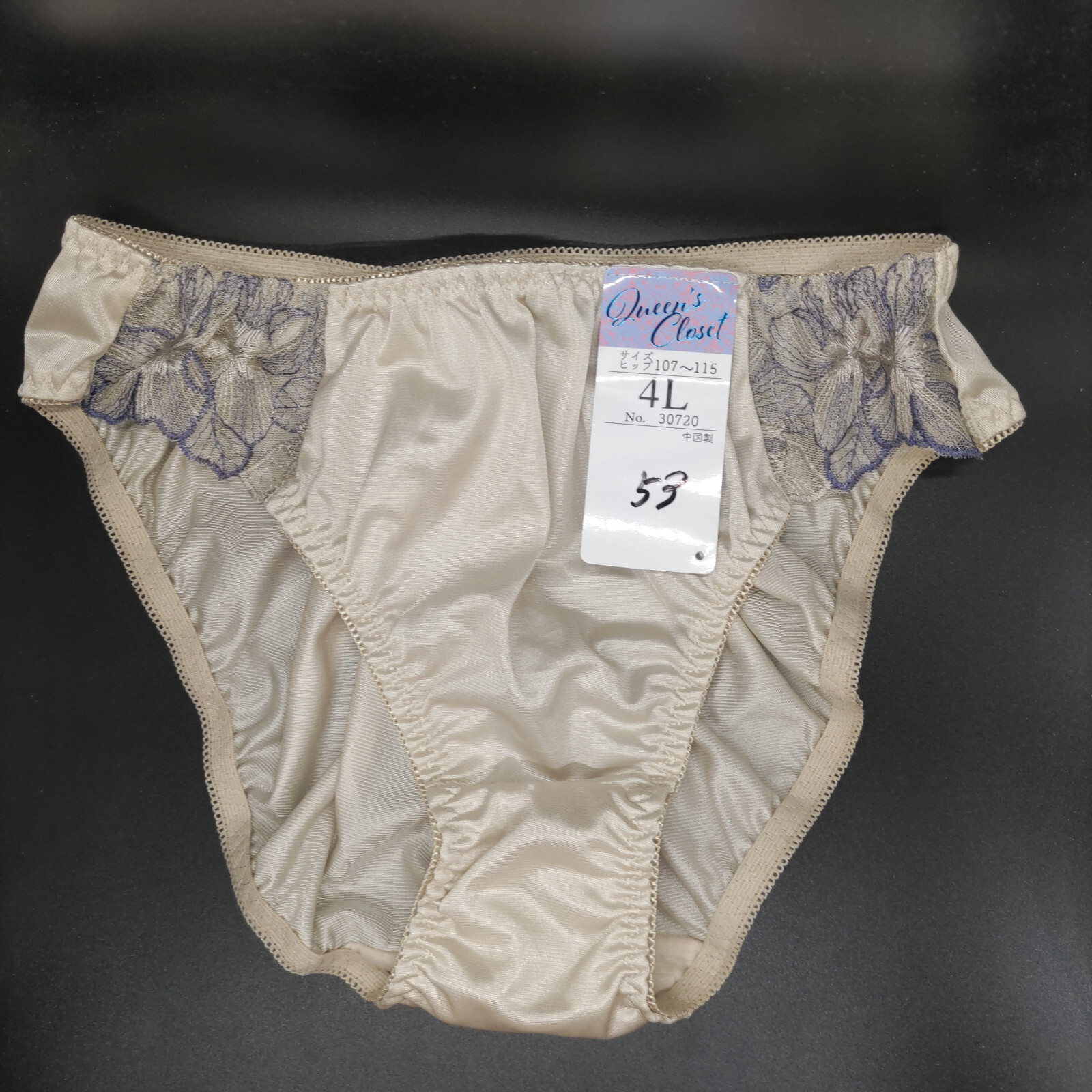 US SIZE XL SHINY NYLON TRICOT PANTIES from Japan