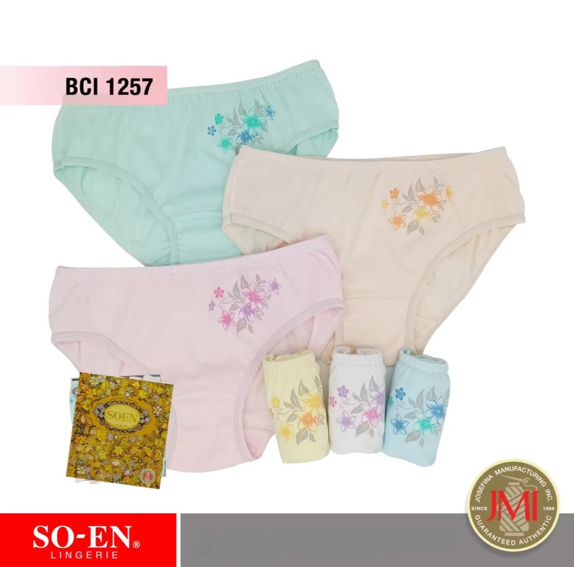 SO-EN Eury Essential Bikini, XL, 12 Pieces #BCI-1257