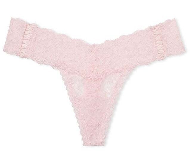 New $14.50 tag Victoria’s Secret Lace Thong✅💗✅Sz M,L,XL✅Lace-ups
