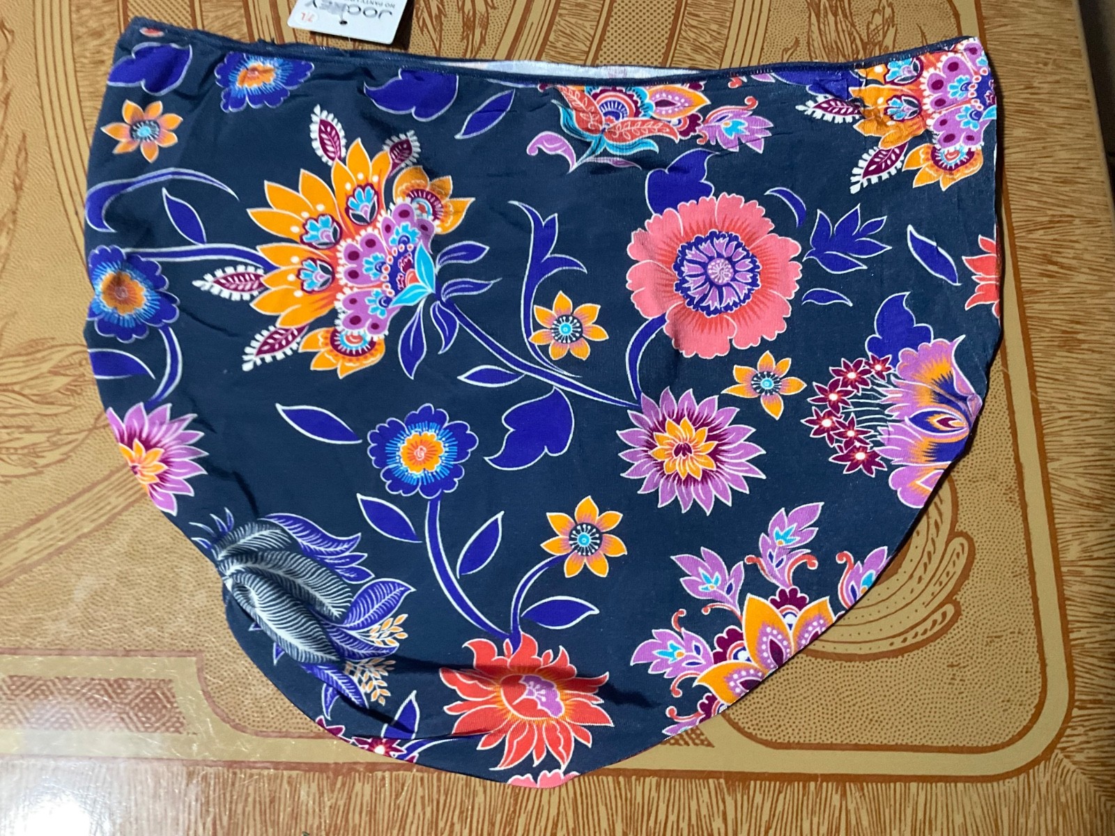 Jockey No Panty Line Promise Floral Hi- Cut Briefs- Set of 3-Size 7-NWT
