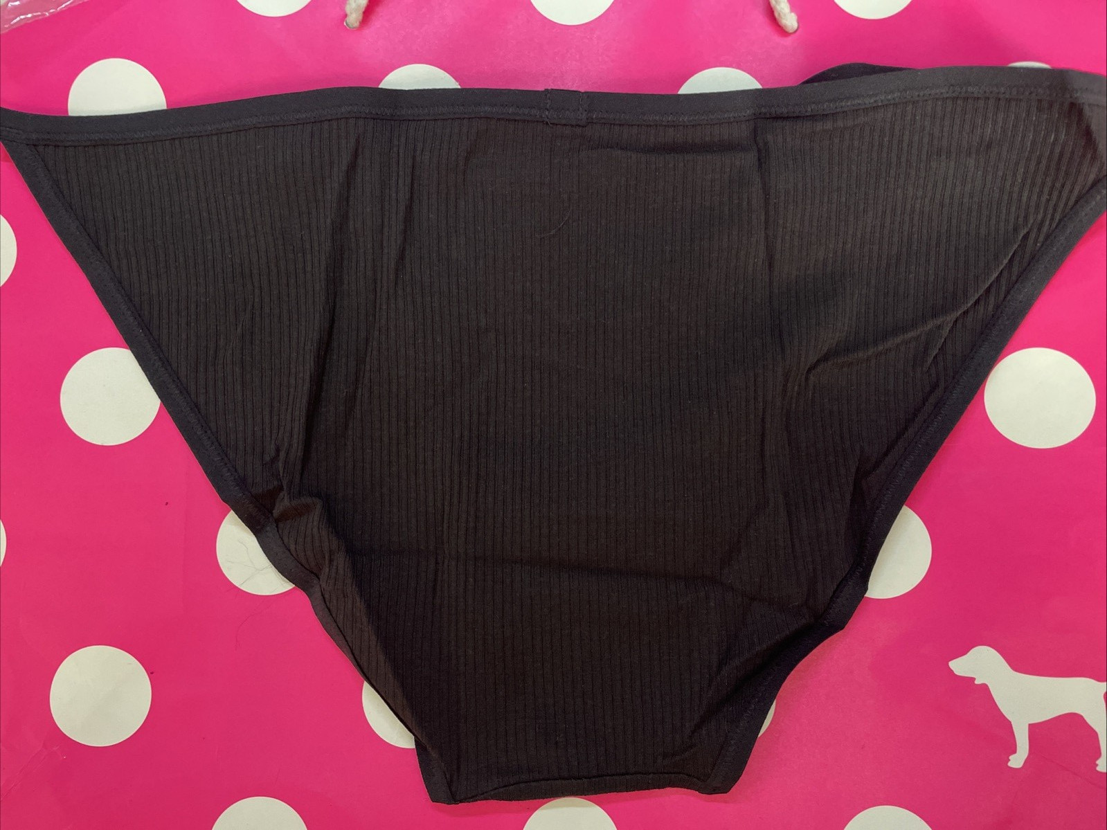 AERIE AMERICAN EAGLE Cotton SMOOTH Super Soft SPANDEX STRING BIKINI PANTIES L
