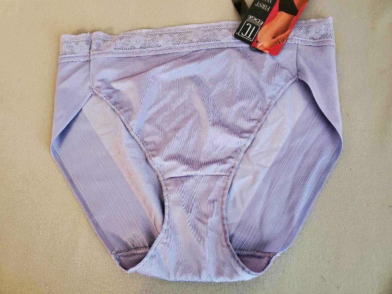 NWT TC EDGE NO LINES NO RIDE LACE TRIM HI-CUT PANTIES PERSIAN VI A464 S