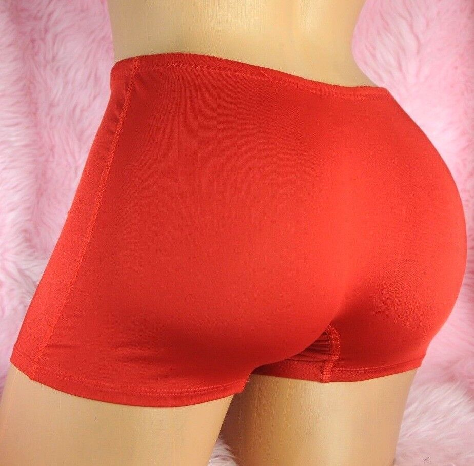 All Nylon Stretch Classic Boyshorts Control Briefs Tap Panties sz L 9 Colors!