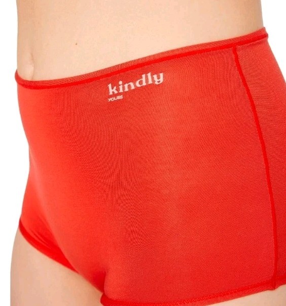 Kindly Yours Women’s XS 0-2 Comfort Modal Boyshort Panties 2 PACK Red Pink 10726