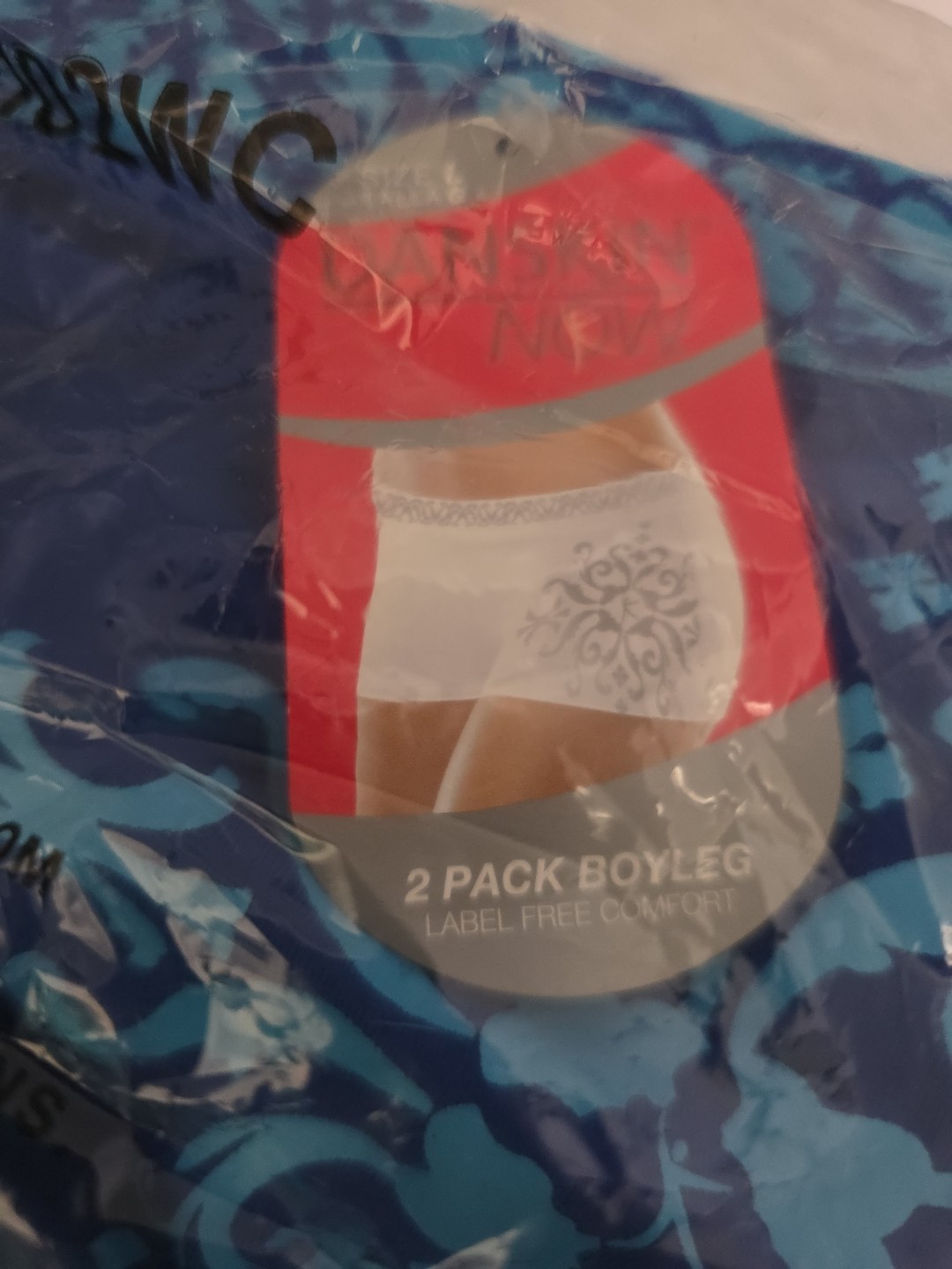 Danskin Now Large 2 Pack Boyleg Underwear Brand New