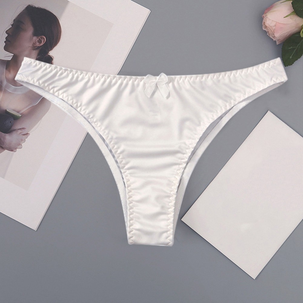 Mid-waist Briefs Sexy Hot Briefs For Home Wear Daily Wear Home Wear Solid Color