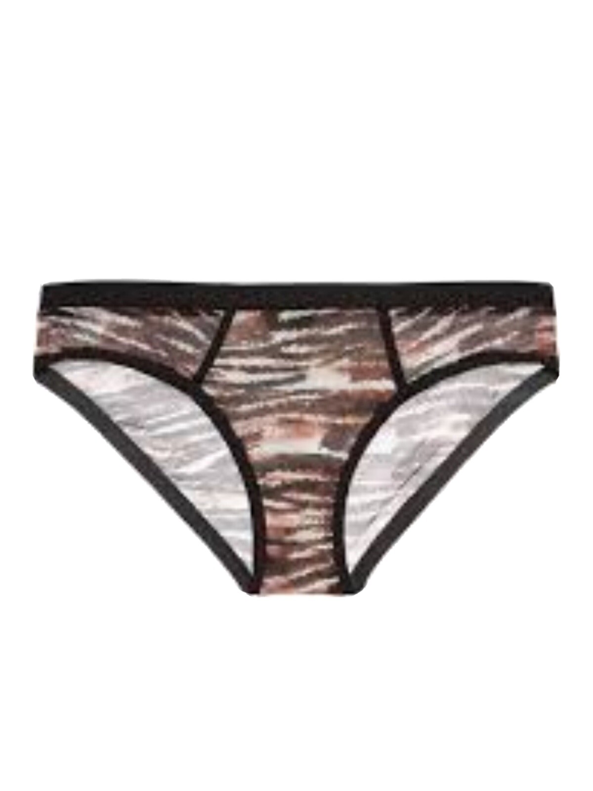 COSABELLA VERONA TIGER STRIPE MESH LOWRIDER BIKINI PANTY SIZE LARGE NWOT