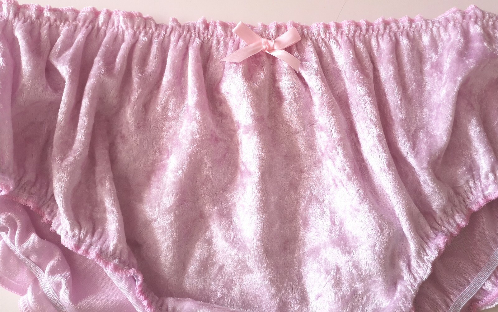 🌸MADE TO ORDER*Luxurious “CRUSHED VELVET SISSY” Knickers any size & colour 🌸
