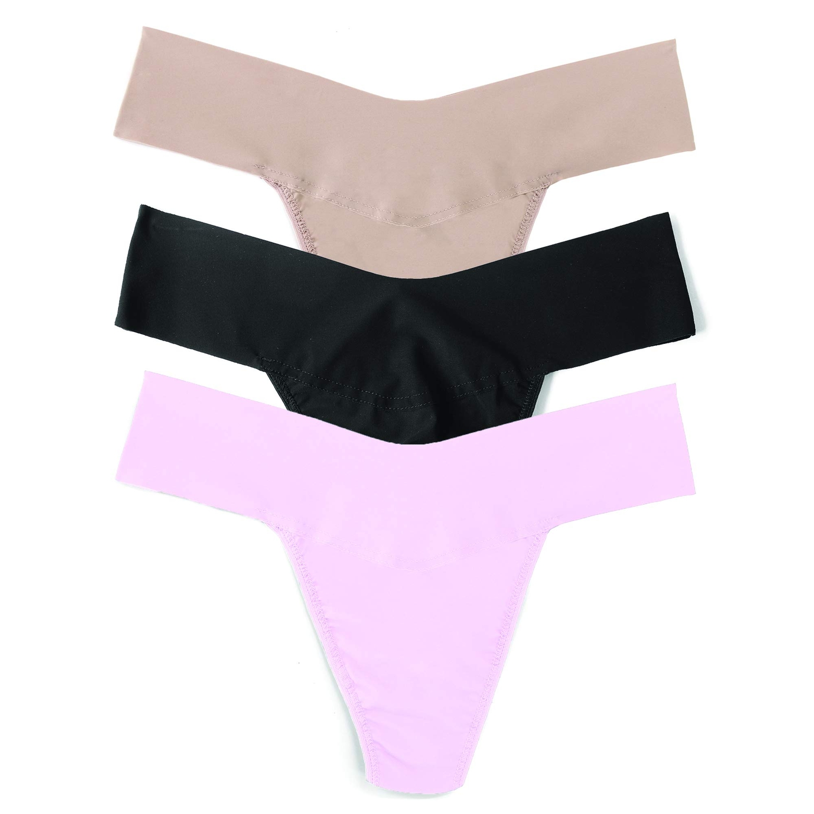 hanky panky, 292181 Breathe Natural Rise Thong Value 3 Pack Size Small