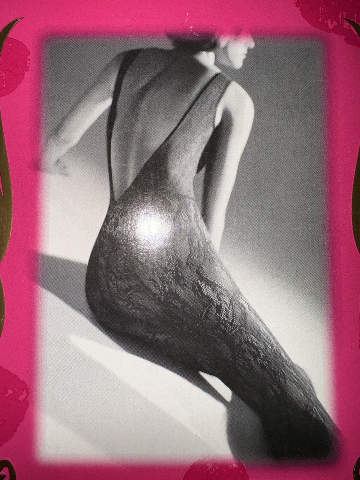 Victoria’s Secret Lace Bodystocking Color: Black Size: Medium 9035