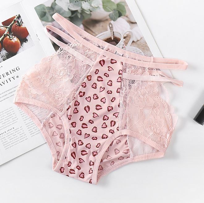 1/5 Pack Lot Womens Lace Satin Panties Underwear See Through Briefs Lingeries