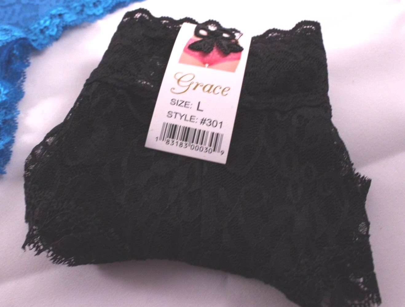 5 Grace Lace Bikini Underwear Assorted Colors Style 301 Size L