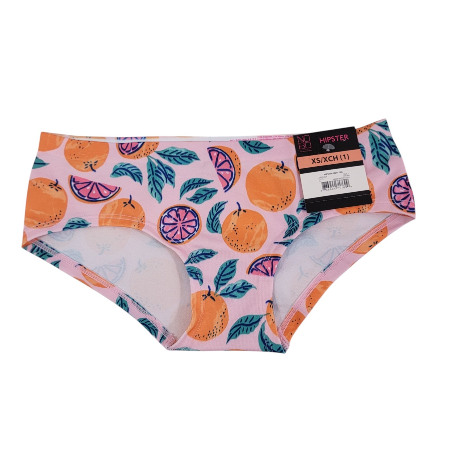 No Boundaries NOBO Seamless 3-Pack Multi-Color Hipster Panties – Size XS NWT