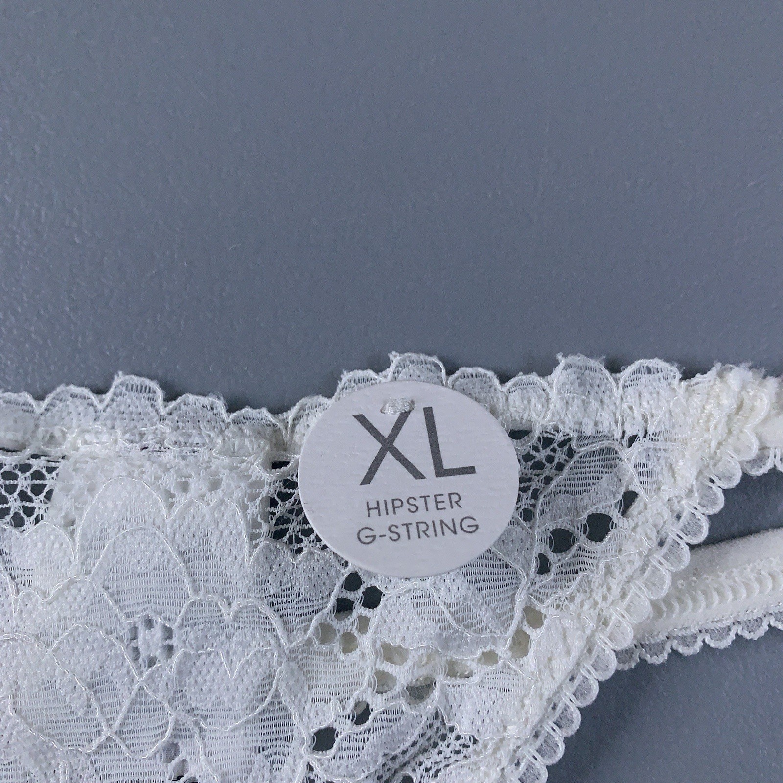 Cotton On Body Womens Size XL White Lace G String Panty New