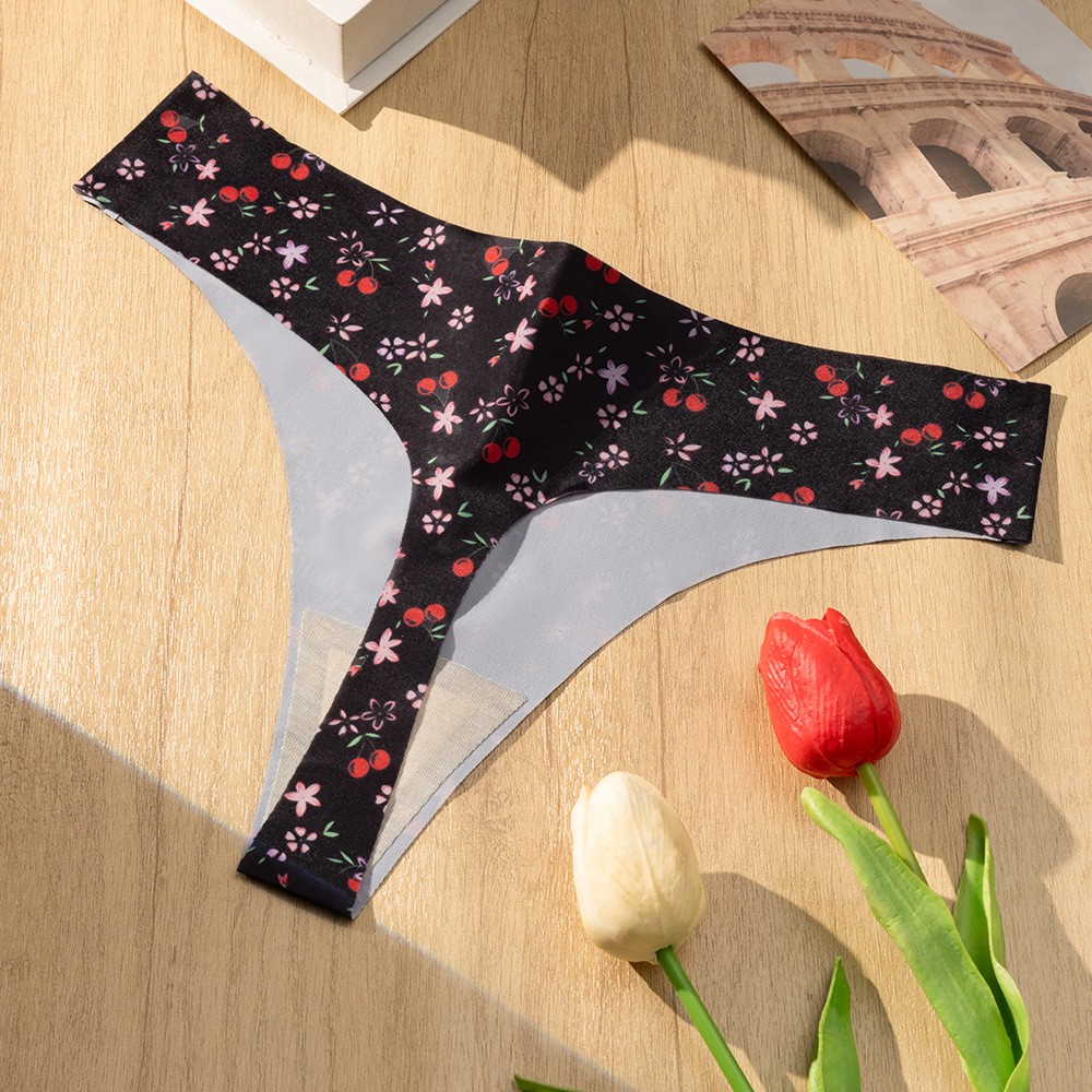 3 Pack Lot Sexy Womens Bikinis Panties Thongs Low Waist Underwear Lingerie Brief