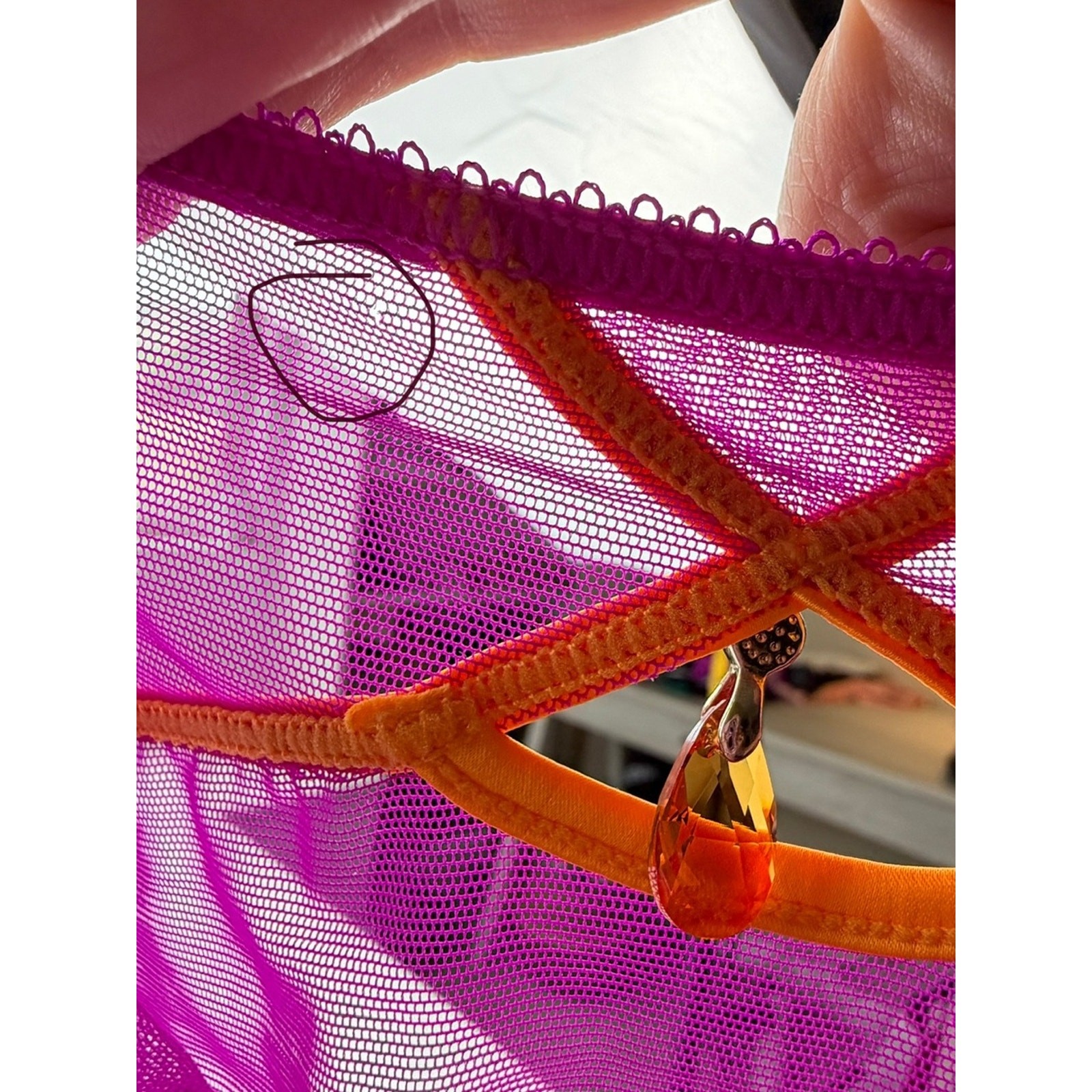NWOT Honey Birdette Lot of 4 Briefs Sz Medium M Black White Burgundy Purple