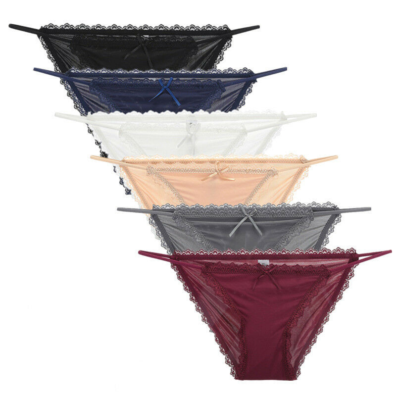3 5 10 Pcs Lot Women’s Sexy String Bikini Briefs Panties Fashion Underwear,S M L