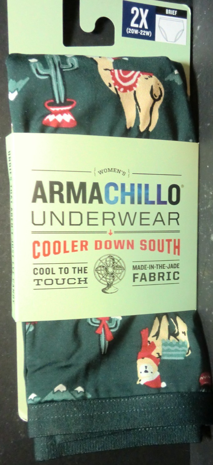 Duluth Women’s Plus Armachillo Cooling Briefs 2X (20W-22W) Fa La Llama