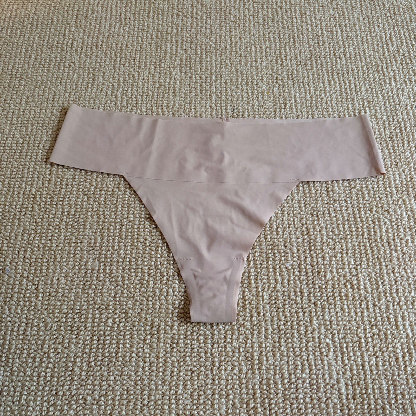 Skims Clay Naked Dipped Thong, Size Large NWT