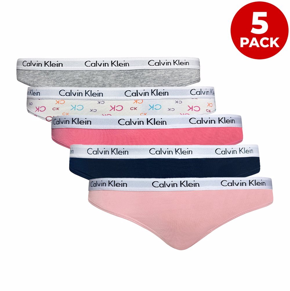 Calvin Klein Women’s Cotton Stretch Thong/String QP2140O Gift Box