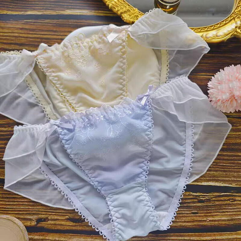 Sweet Lolita Girls Panties Brief Underpant Bow Students School Knickers Princess