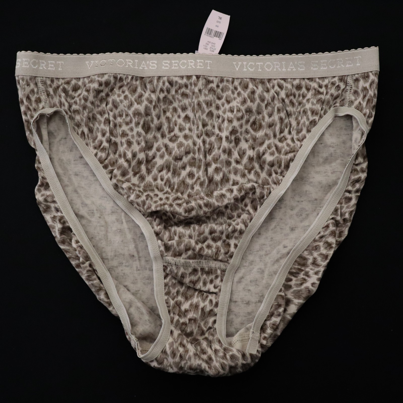 NEW Victoria’s Secret VTG 100% Cotton Signature Hi Cut Brief Panty XL X-LARGE