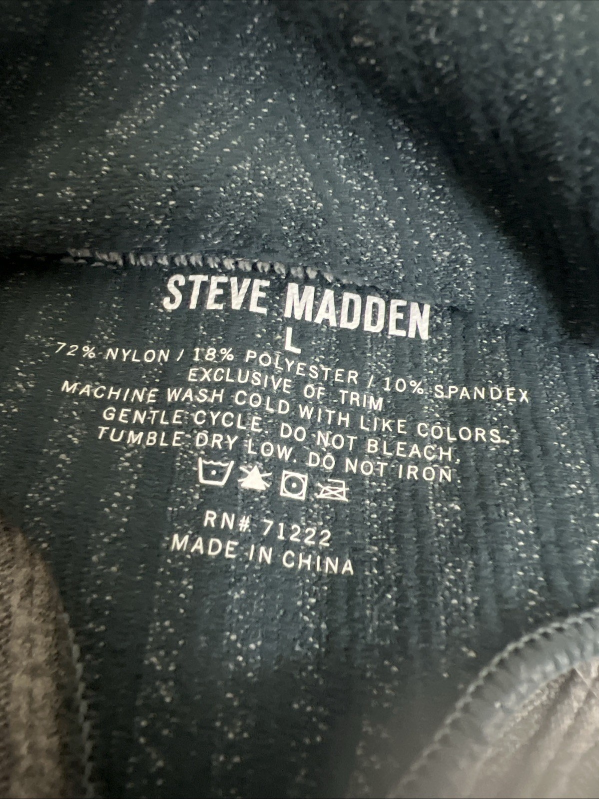 Steve Madden 5 Pack Logo Seamless Chevron Thongs Panties Assorted Colors Large