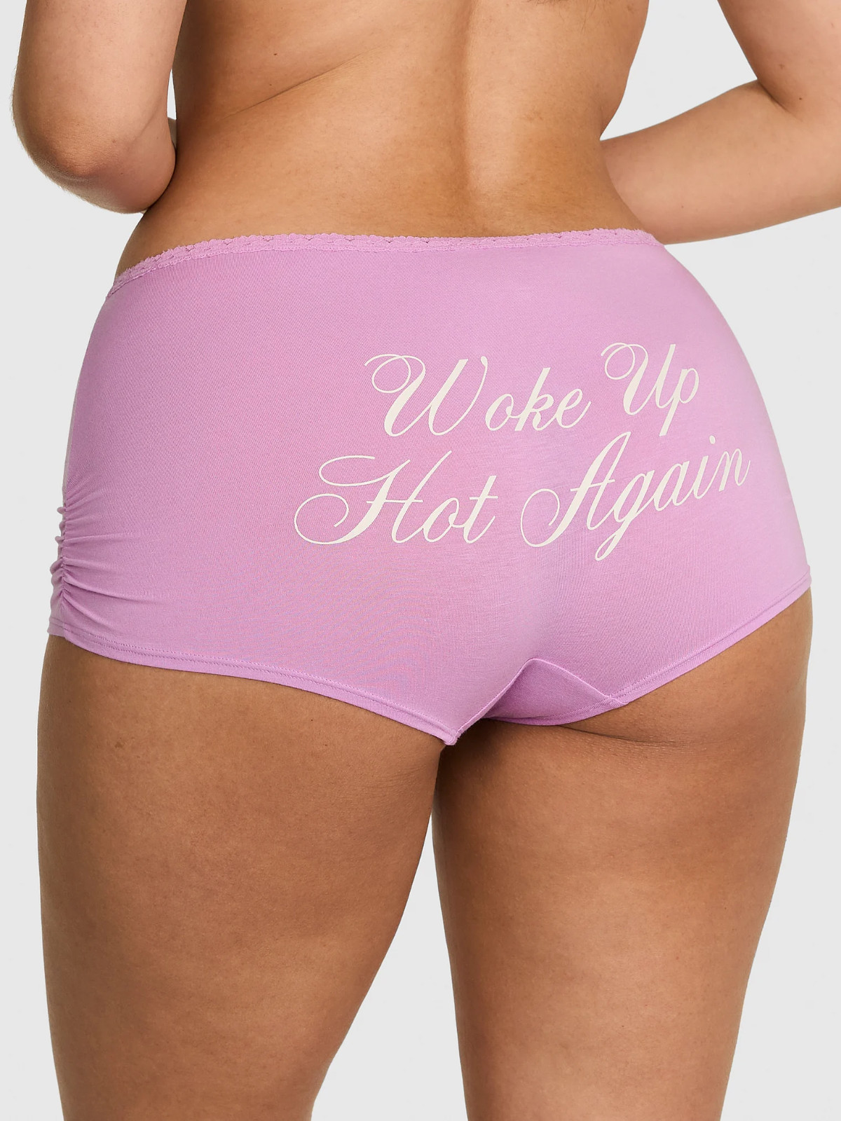 VICTORIA’s SECRET PINK COTTON DORM BOYSHORT PANTY Size L