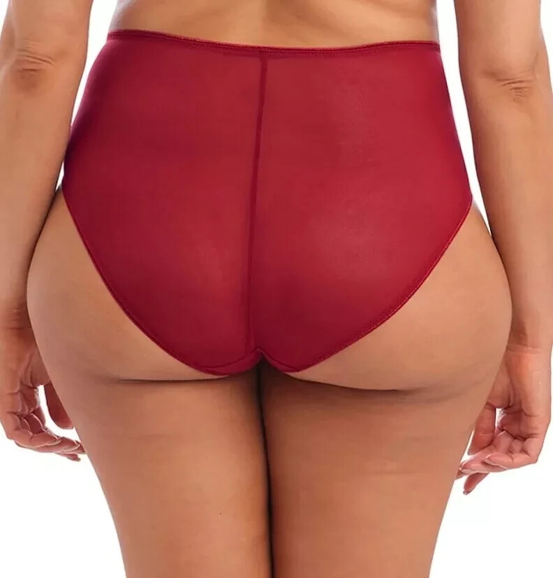 Elomi Matilda Brief Crimson Red Size 2XL XXL 18 20 Full Knickers Underwear 8906