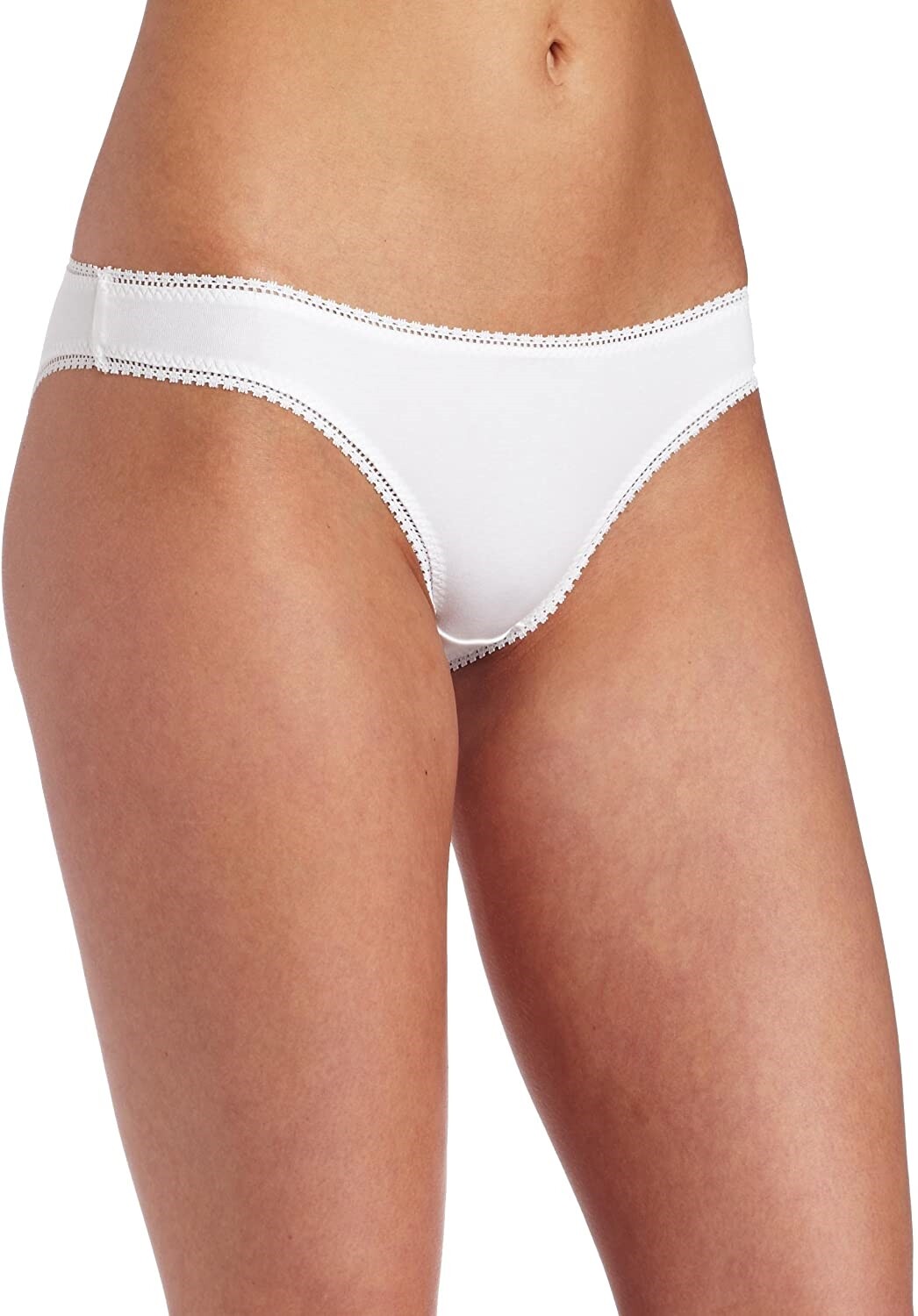 On Gossamer 238008 Womens Cabana Cotton Hip Bikini Panty White Size Small