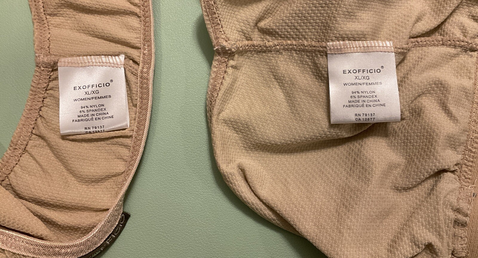 Ex-Officio Give-n-go Underwear 2 Pair XL Beige