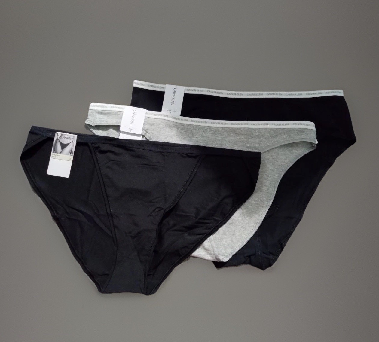 Calvin Klein Women’s CK Cotton Bikini Logo Underwear M L XL New