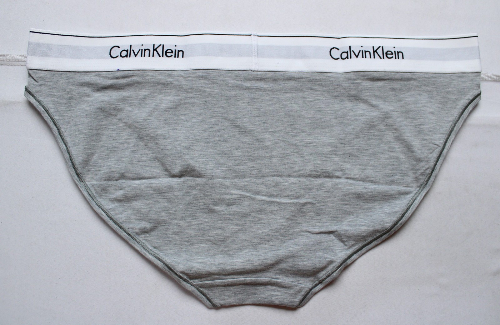 Calvin Klein Women’s Icon Cotton Modal Low Rise Bikini DH3 Grey Heather XL NWT