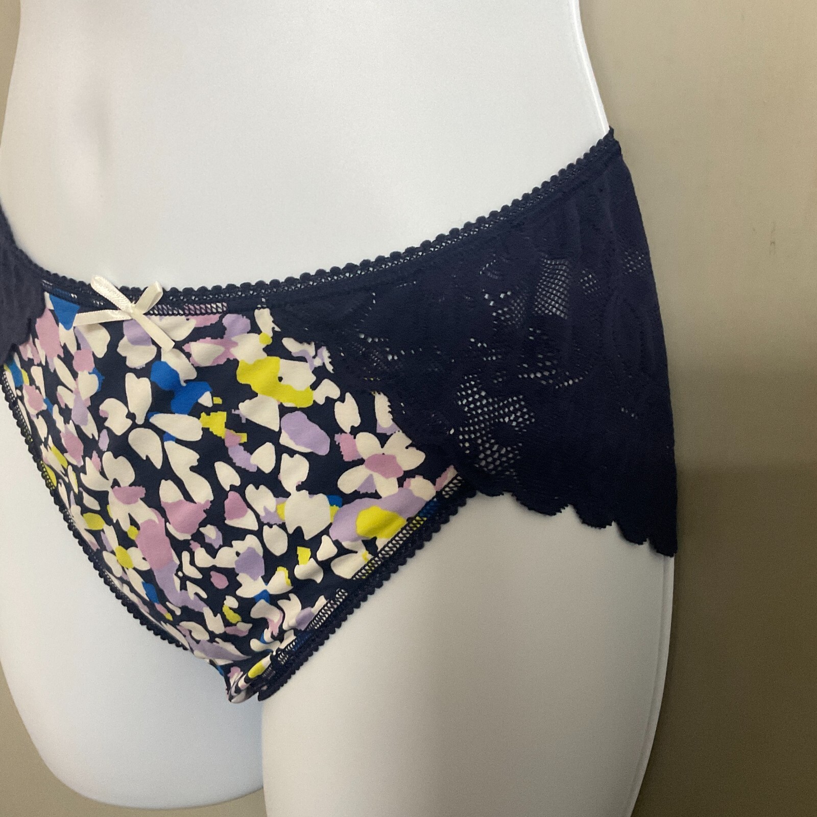 Navy Sexy Lace Wrap High Leg Knickers – Size 6 to 24
