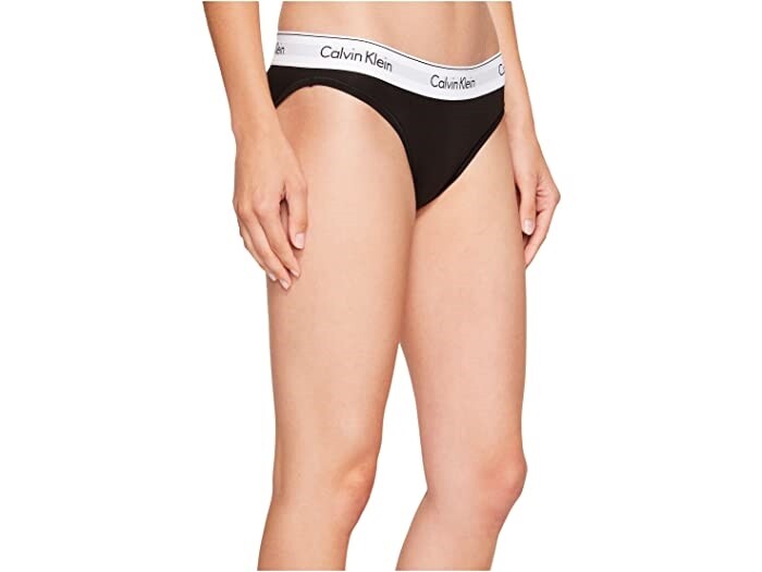 Calvin Klein 261444 Women’s Modern Cotton Bikini Underwear Black Size Large