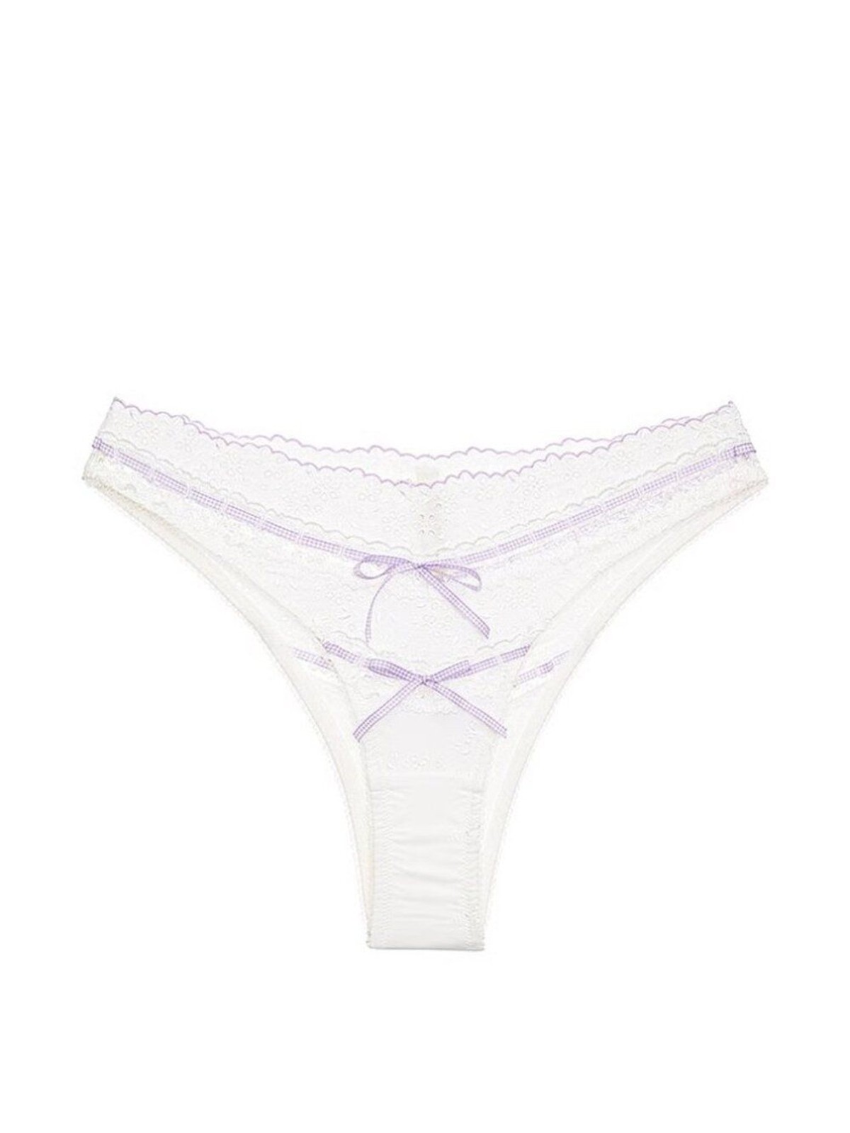 For Love & Lemons Swirl Eyelet Panty | Lavender | (S) | NWT