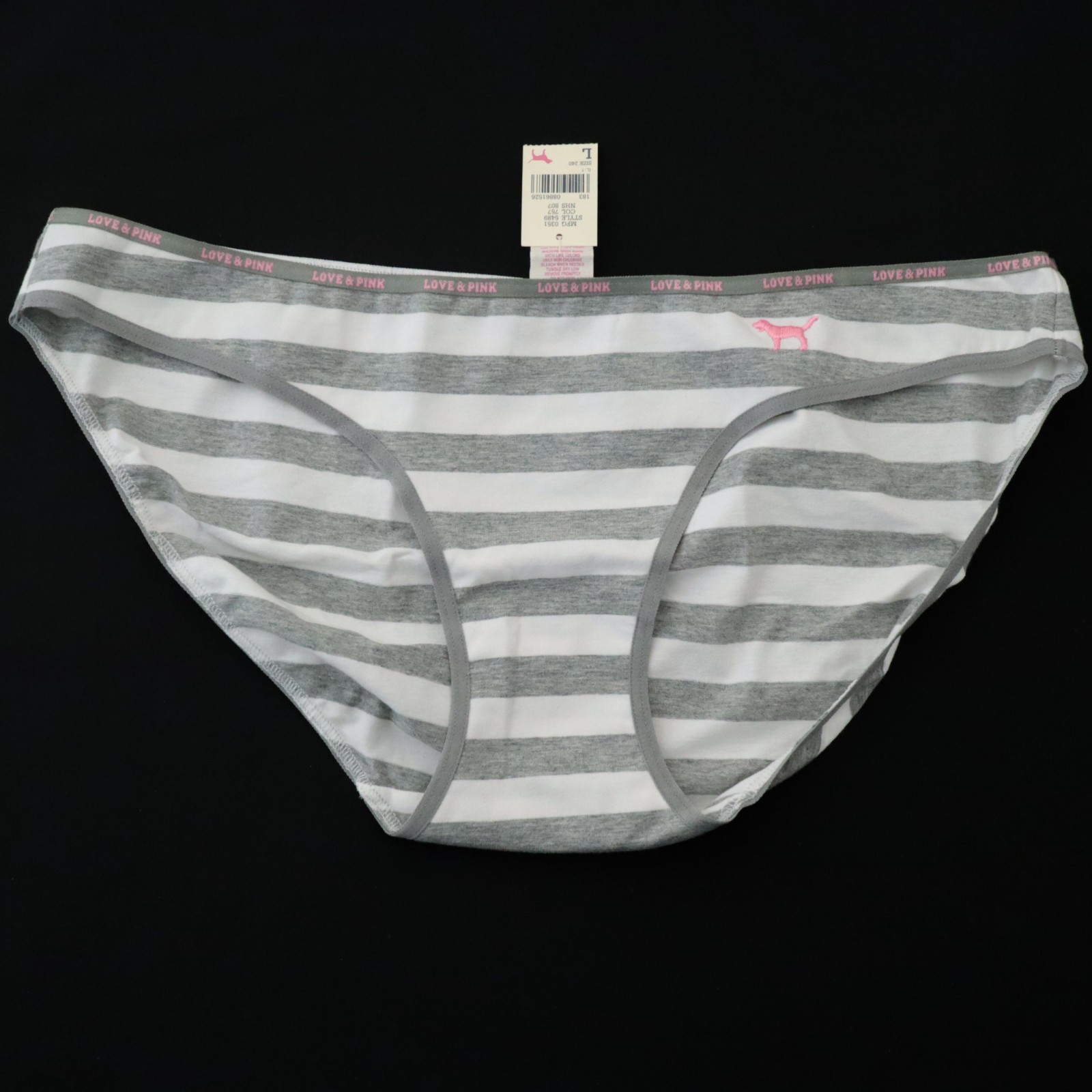 NEW Victoria’s Secret VINTAGE PINK Full Cut Skinny Side Bikini Panty LARGE