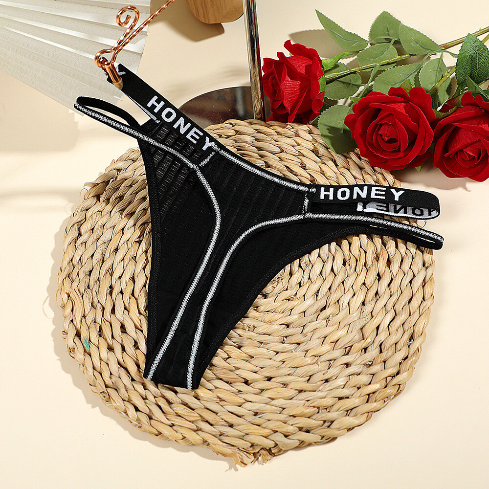 6 Pack Lot Sexy Womens See Through Sheer Panties Brief Thongs Underwear Lingerie