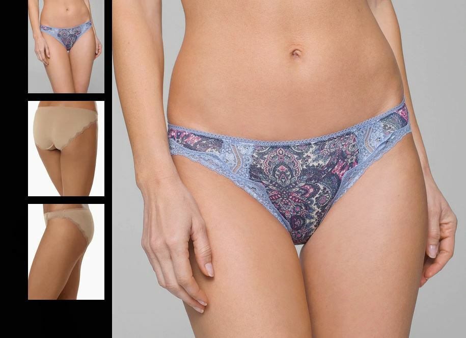 Soma Embraceable Lace Bikini S M L XL Paisley Array Ivory Mini