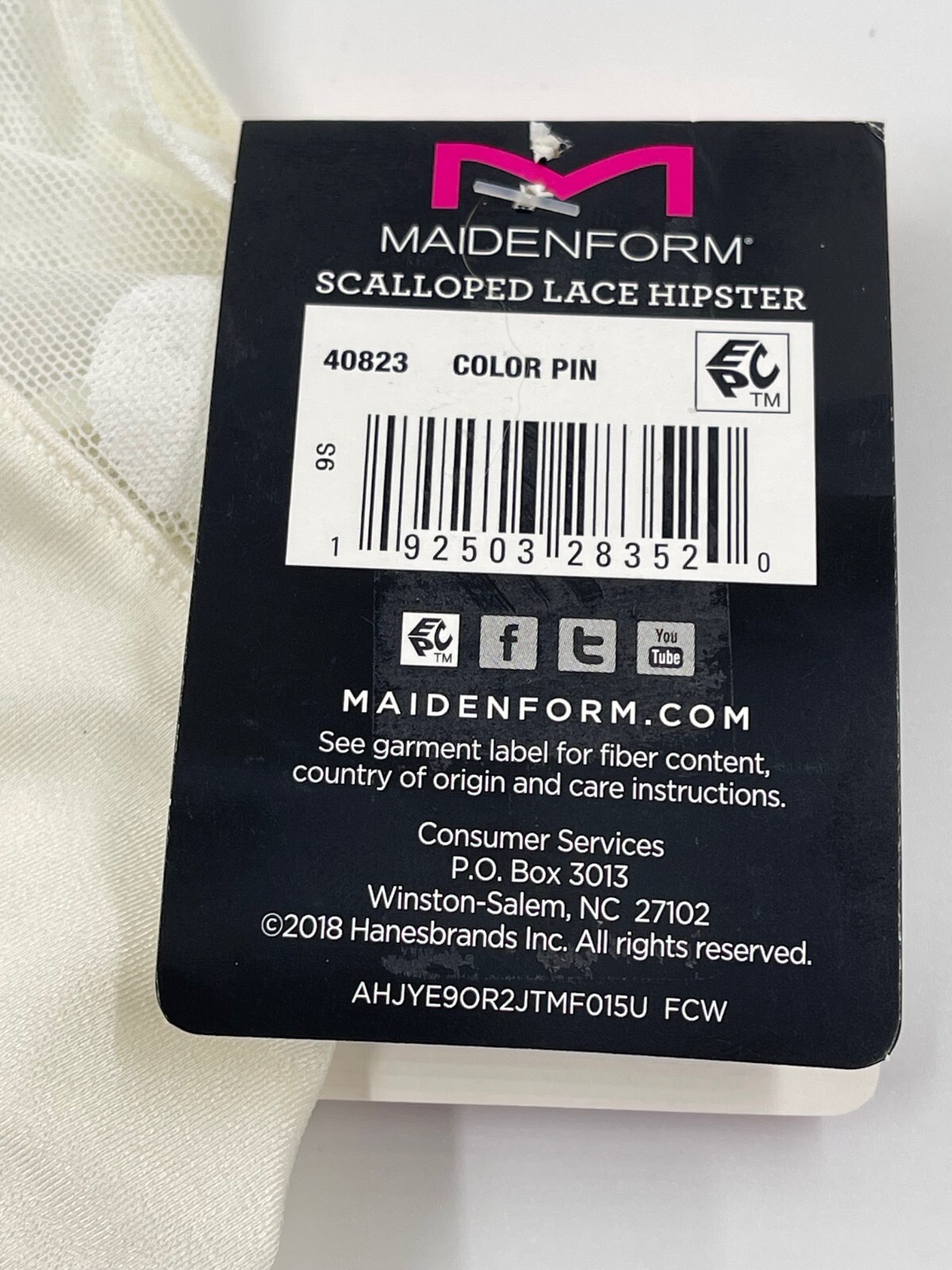 Maidenform Women’s Sexy Must Have Cheeky Hipster, Ivory/Pearl Size:5