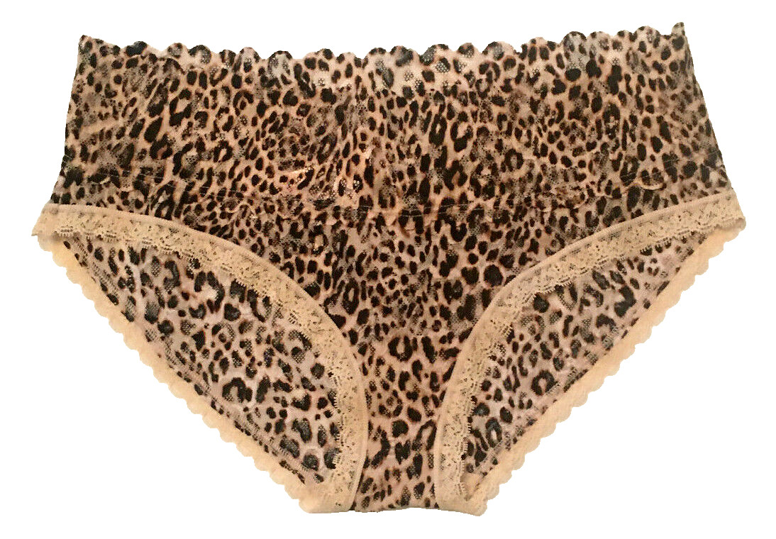 Victorias Secret Sexy Animal Print Hiphugger Hipster Panty Size S Leopard Lace