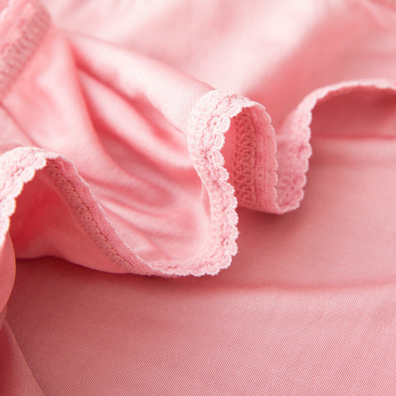 Mulberry Silk Knit Sexy Seamless Low Waist Panties Ladies Breathable Bow Briefs